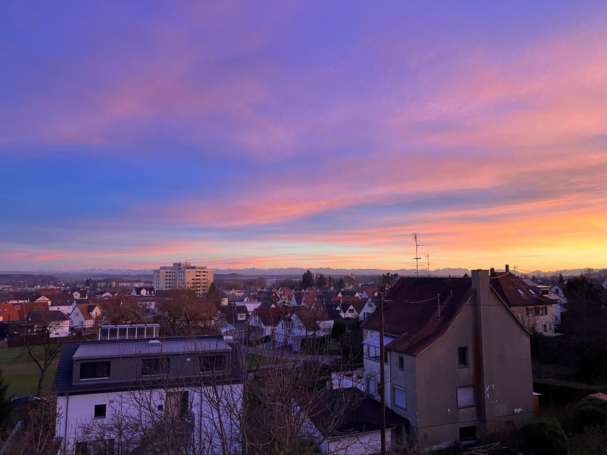 Ferienwohnung Weitblick Bad Schussenried Dış mekan fotoğraf